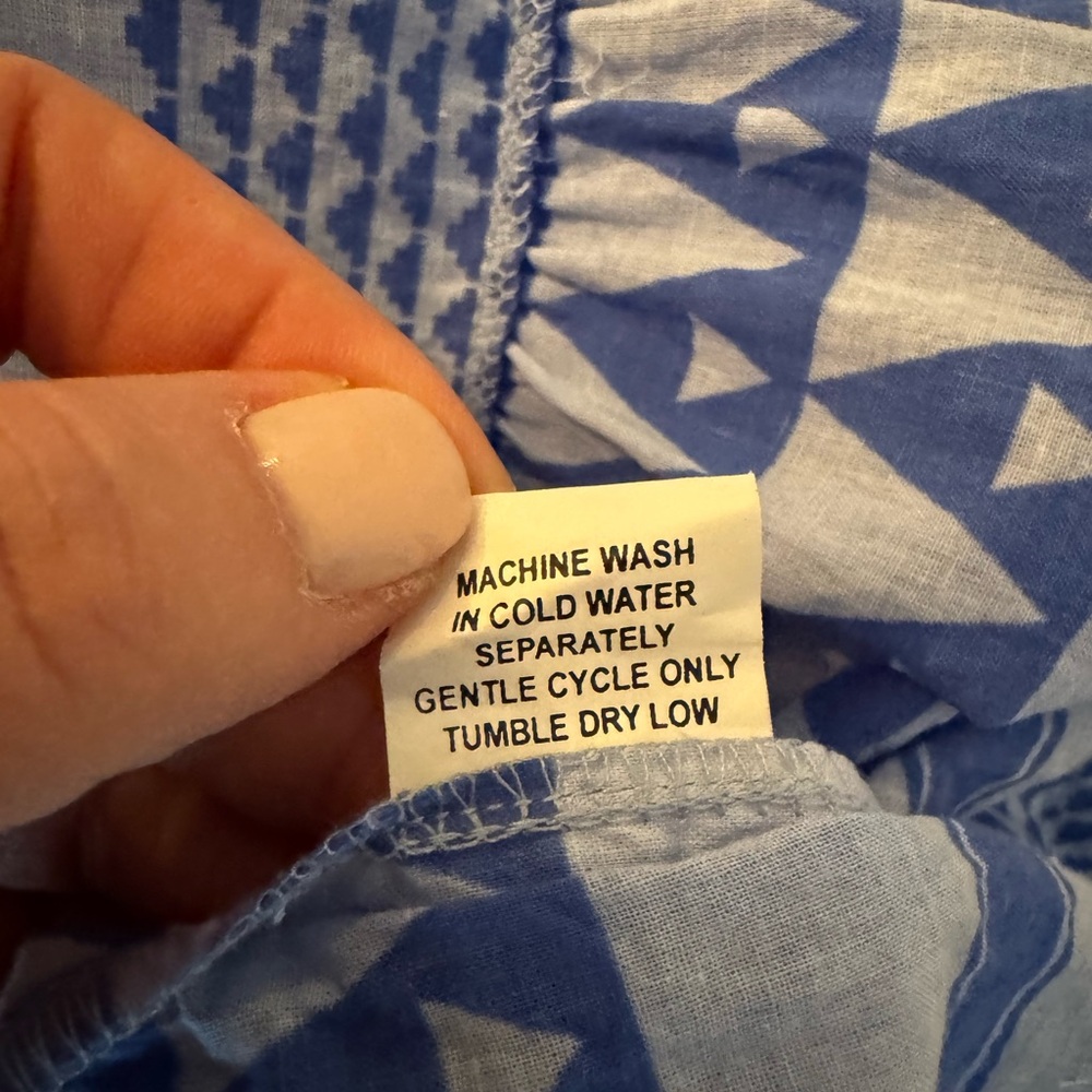 BINDU, Cotton Print Dress, Sz. - Picture 7 of 8